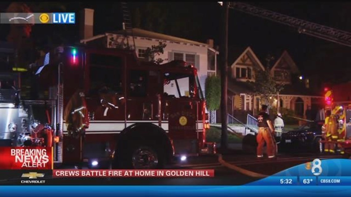 Man dies in Golden Hill house fire | cbs8.com
