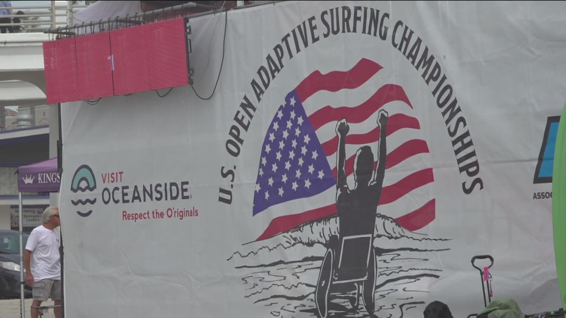 Close to 100 competitors attended the 6th Annual Open Adaptive Surfing Championships cbs8