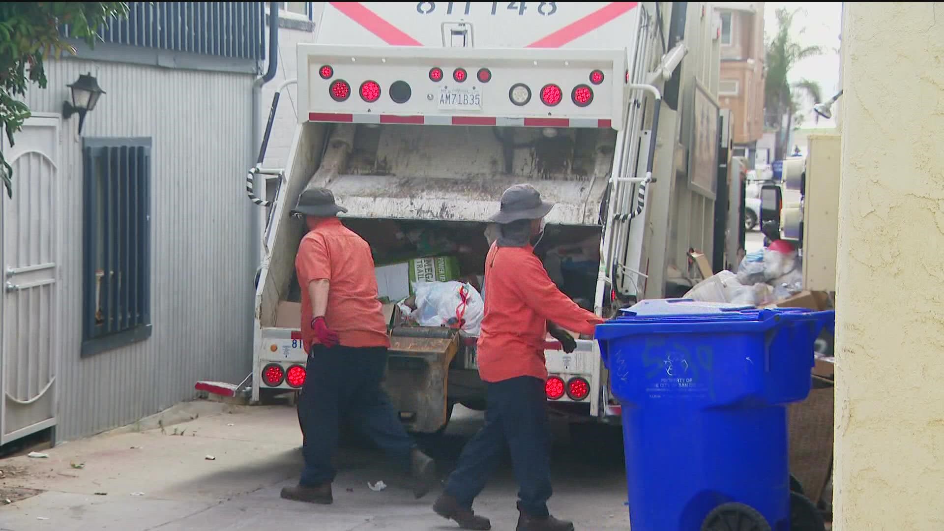 A vote for Measure B means: All residents in the City of San Diego will pay for trash service.