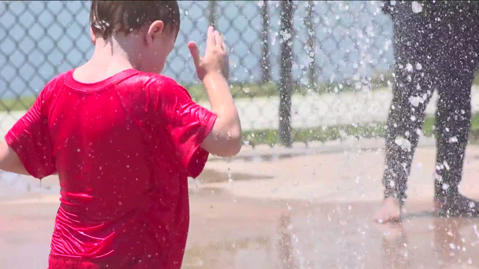 A heat wave that gripped San Diego County sent people for cool cover along the coast and in air-conditioned shelters.