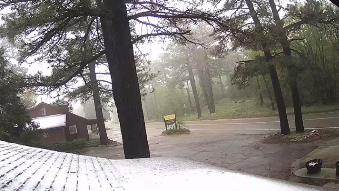 San Diego Snow: Mount Laguna gets snowfall in May | cbs8.com