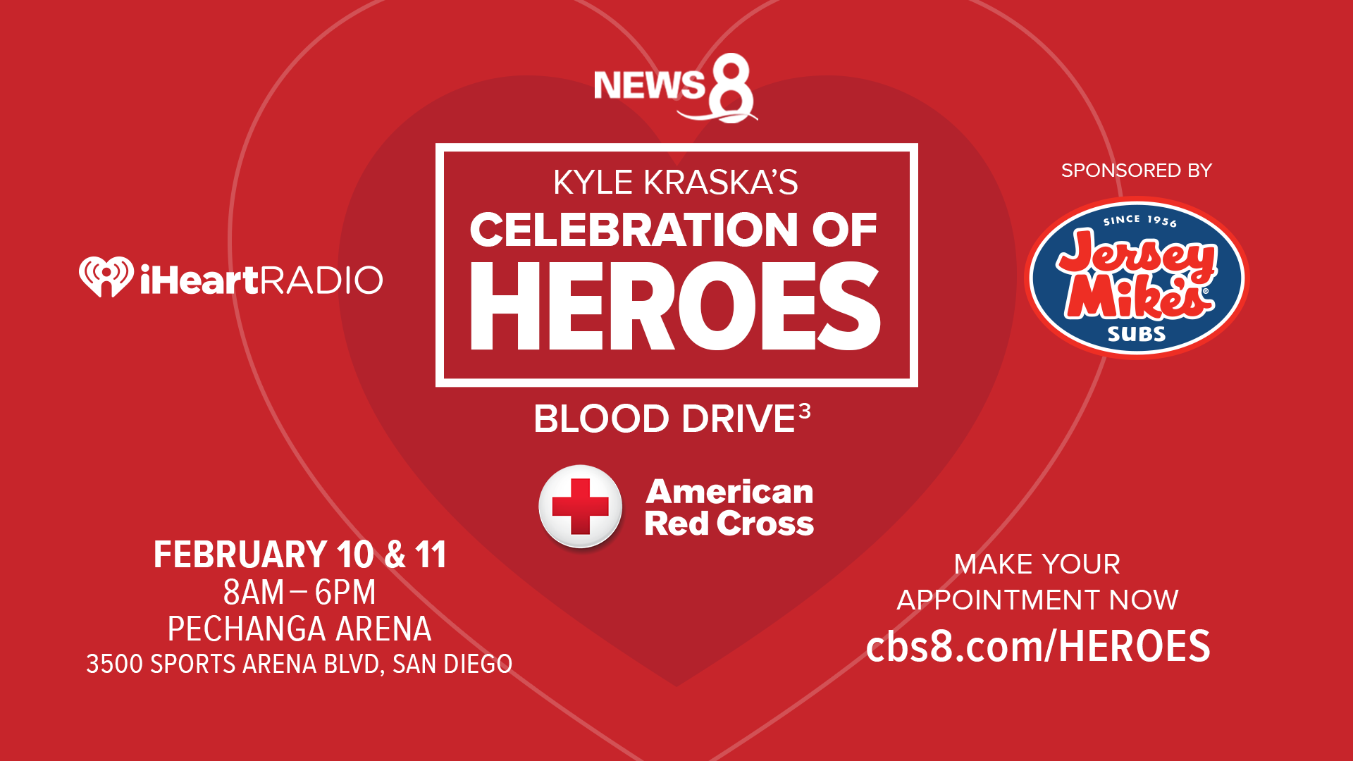 News 8 Sports Director Kyle Kraska joined The Four to talk about the upcoming blood drive at Pechanga Arena on Feb 10 and 11. cbs8.com/heroes