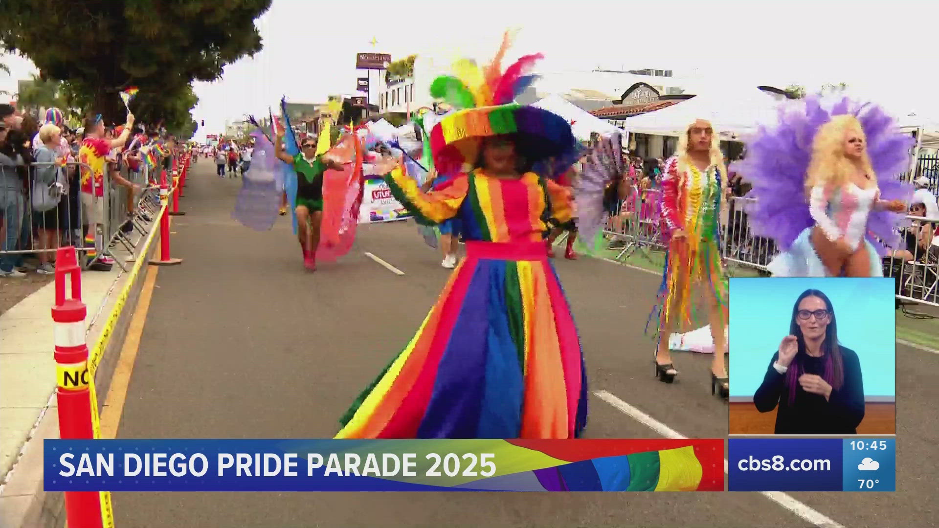 CBS 8 and Kaiser Permanente are proud sponsors of the San Diego Pride Parade 2025. CBS 8 televised the parade, held Saturday, July 19, in its entirety. (Part 1)
