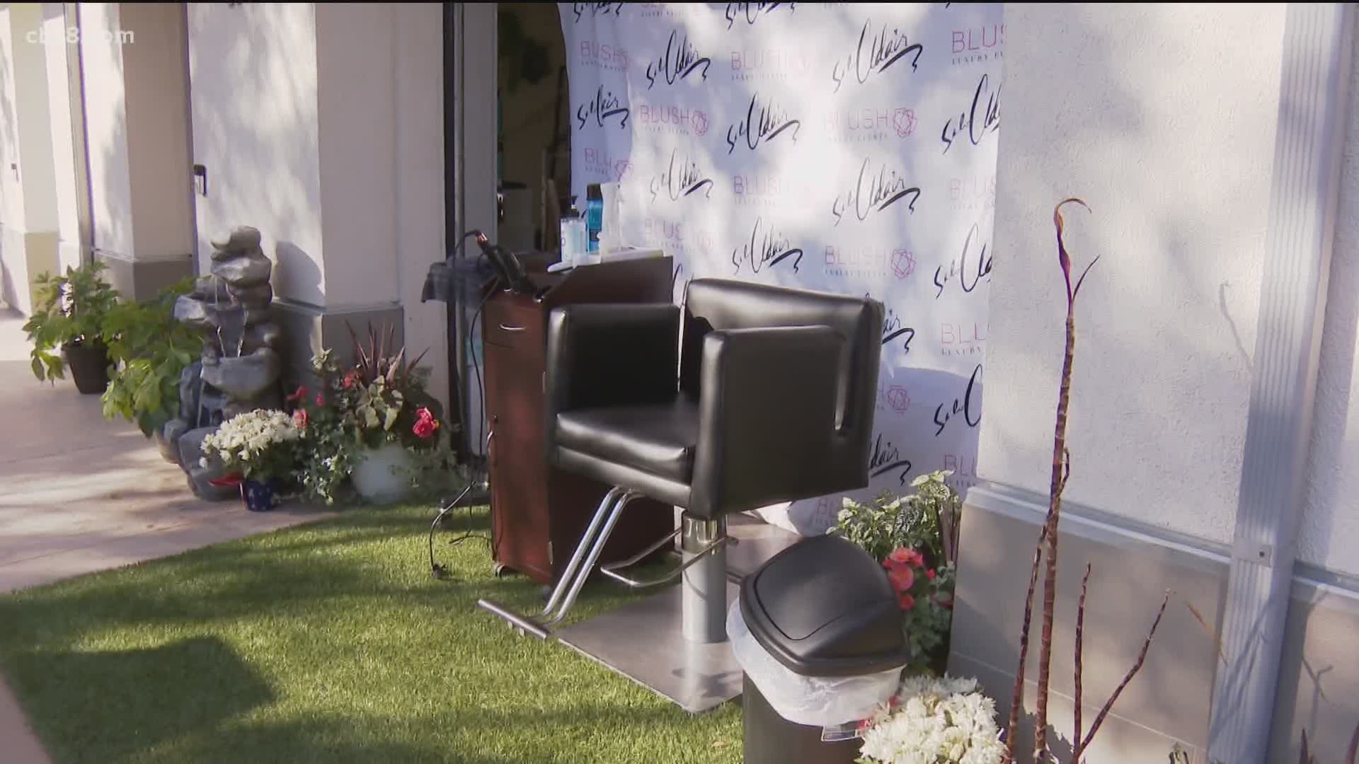 San Diego hair, nail salon owners set up outdoor services under new state  guidance 