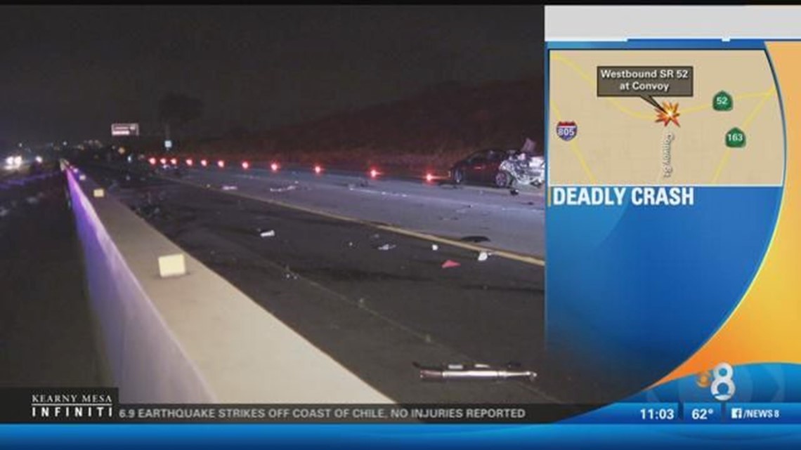 Fiery crash in Kearny Mesa leaves one dead | cbs8.com