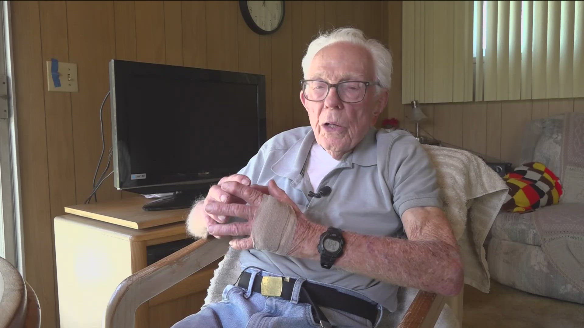 Memories of some things have faded for Bob Wilson, 104, but he vividly remembers arriving in Normandy on D-Day.