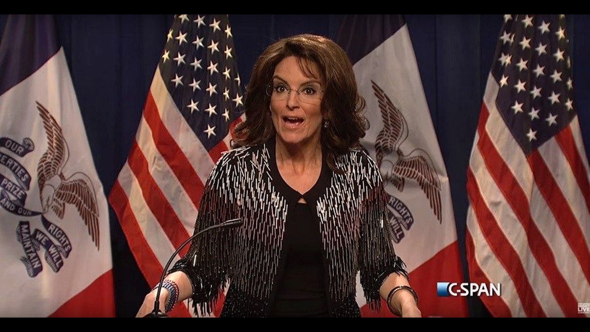 Tina Fey returns as Sarah Palin on 'SNL,' Oscars parodied