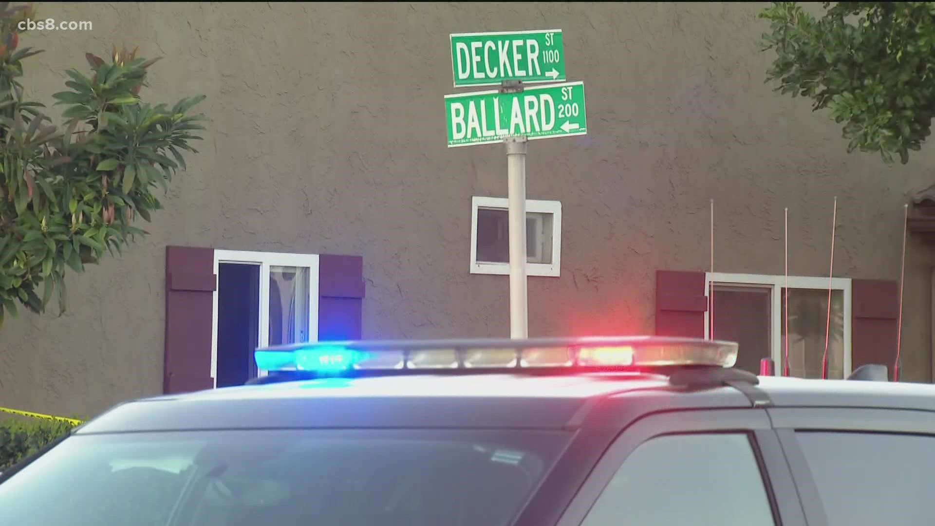 The incident involving a deputy happened near Ballard and Decker streets Wednesday night, the San Diego County Sheriff's Department confirmed.