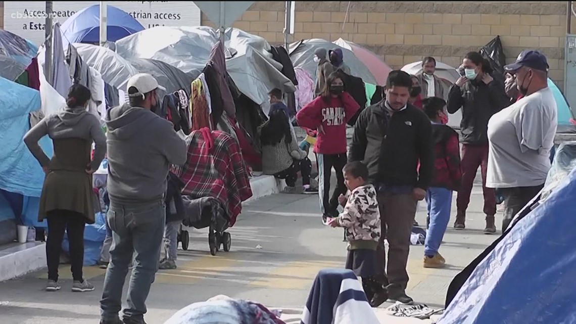 Increase in asylum seekers at U.S.-Mexico border | cbs8.com