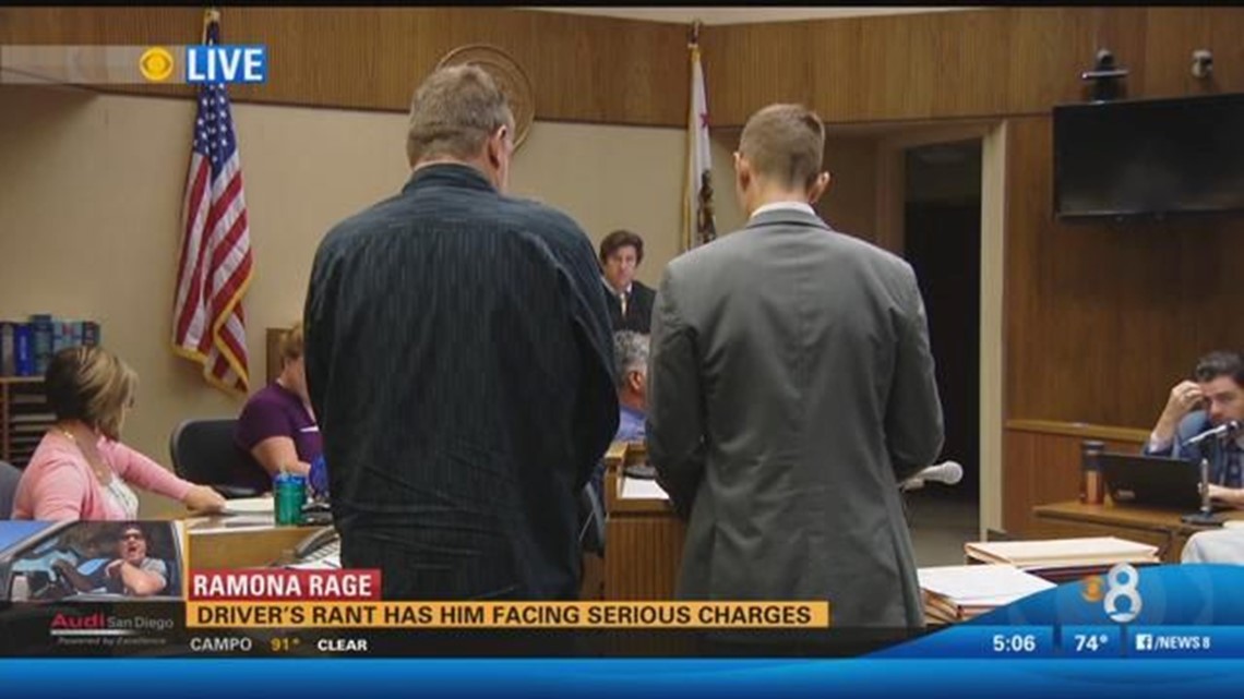 Ramona man caught on video in road rage incident appears in court ...