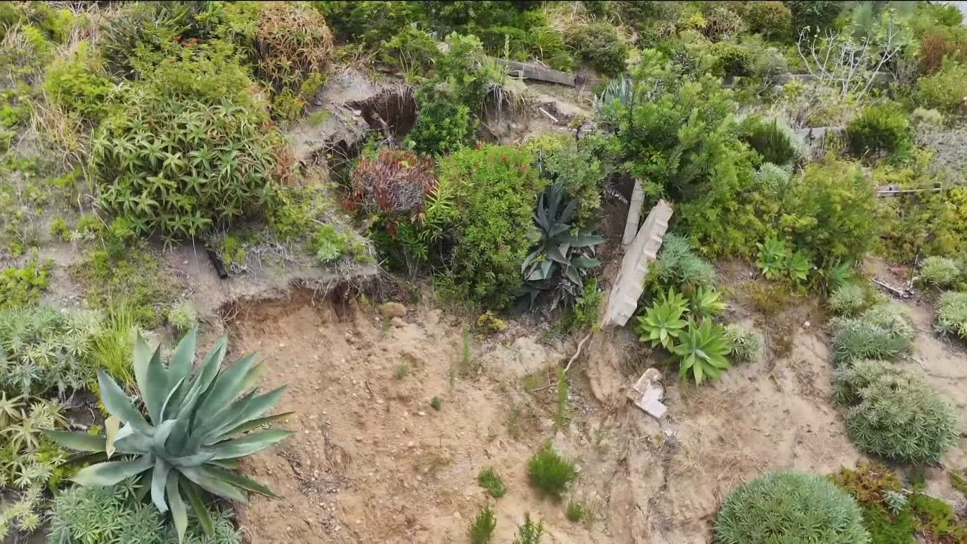 A hillside collapse leaves a senior couple in Leucadia in fear of losing everything during the next heavy rain.