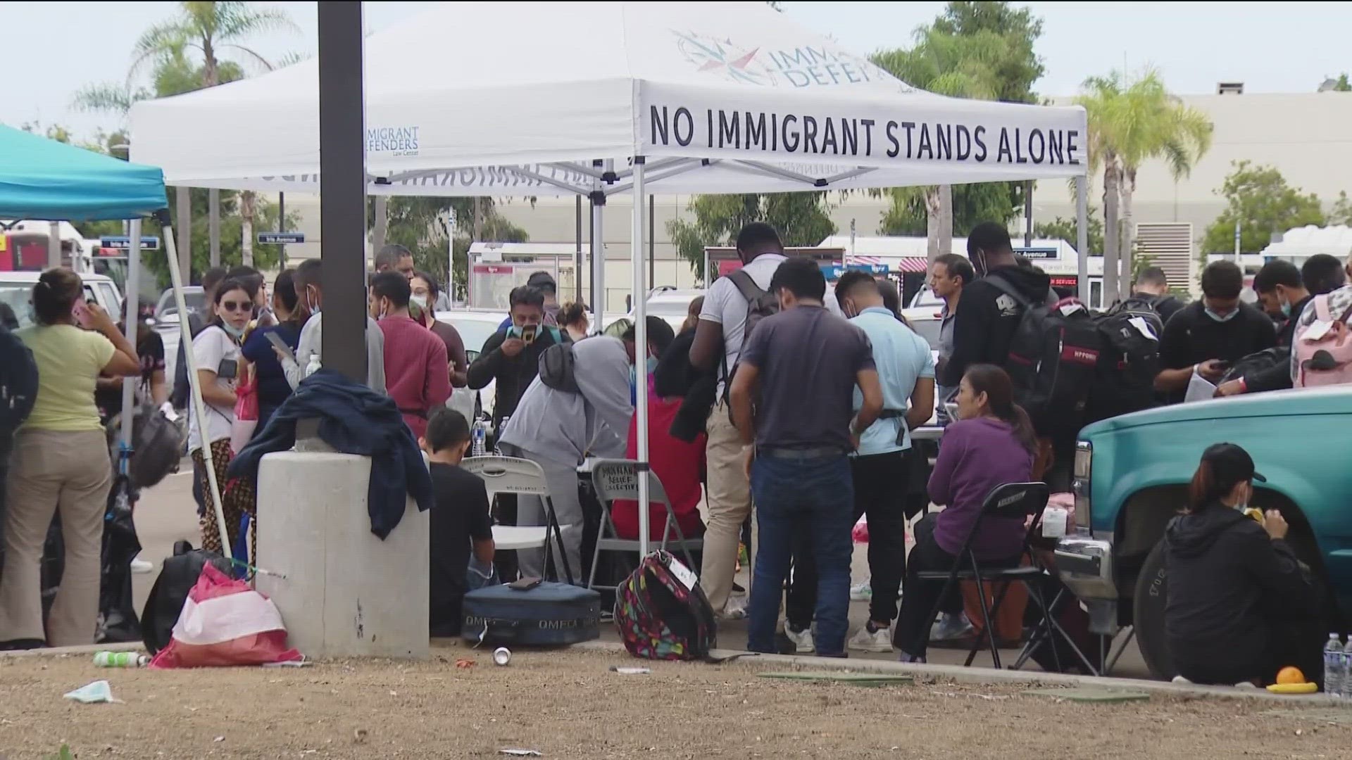 County Supervisors are calling on the federal government to step in with additional resources to help with the influx of migrants at the border.