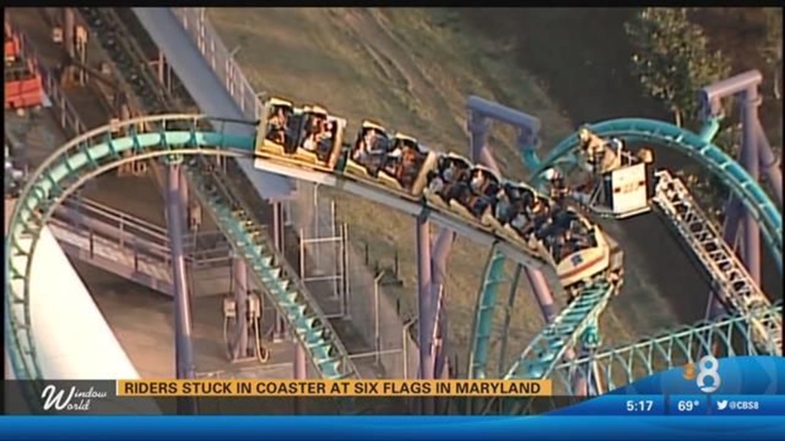 Video shows firefighters rescuing riders stuck on rollercoaster at SeaWorld  San Antonio