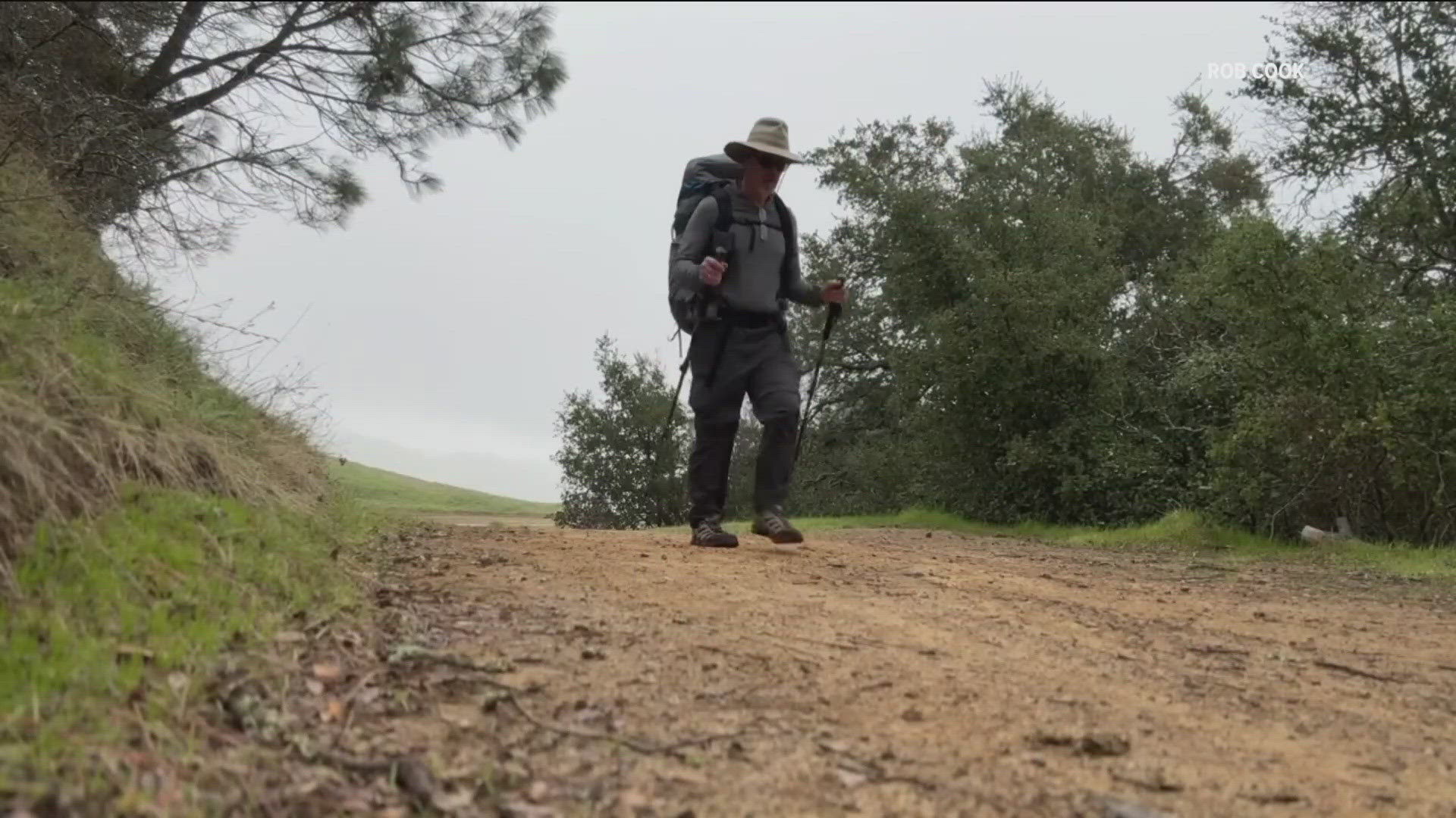 Rob Cook begins 2,600-mile PCT hike from San Diego County's Campo this Sunday, fighting Parkinson's with every step of his long-planned journey.