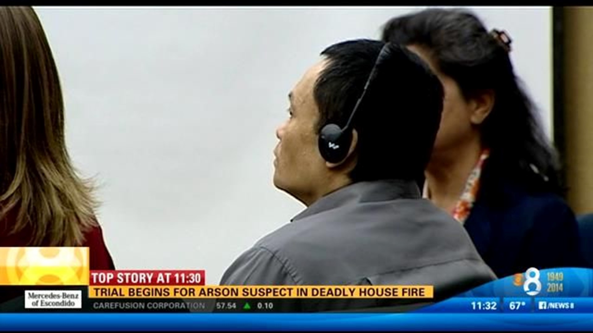 Trial begins for arson suspect in deadly house fire | cbs8.com