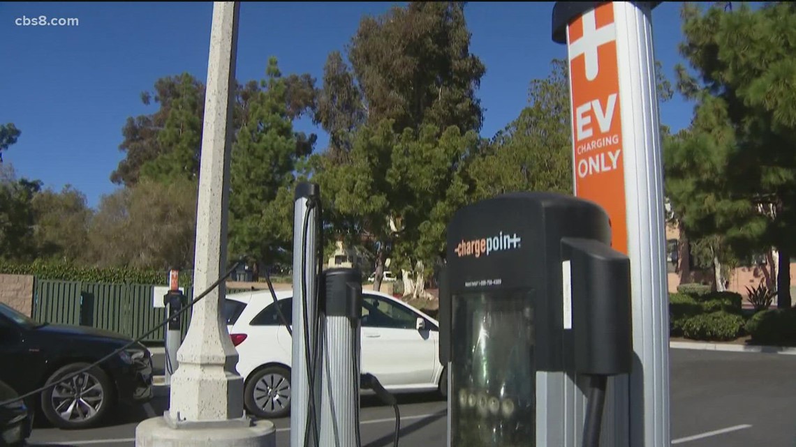 San Diego receiving federal funding for new electricvehicle charging