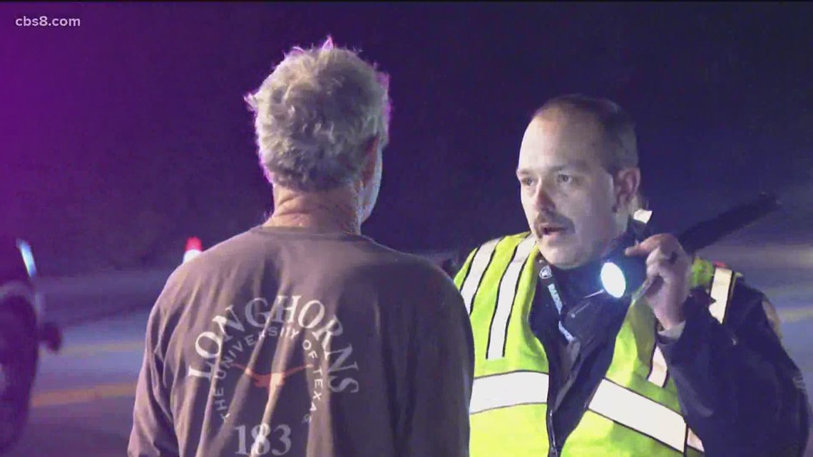Late night DUI checkpoint in Chula Vista