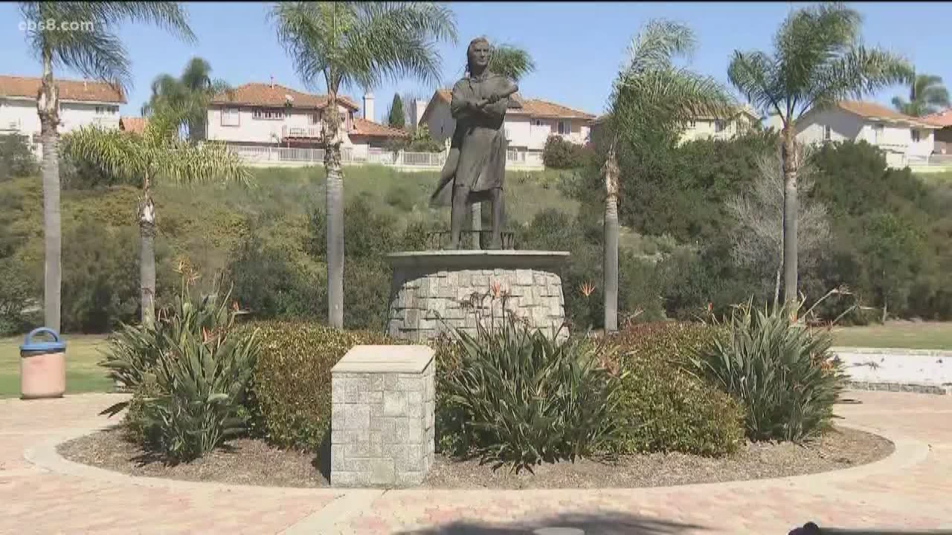 A Chula Vista City Council Committee will discuss removing the Christopher Columbus statue at Discovery Park Thursday.
