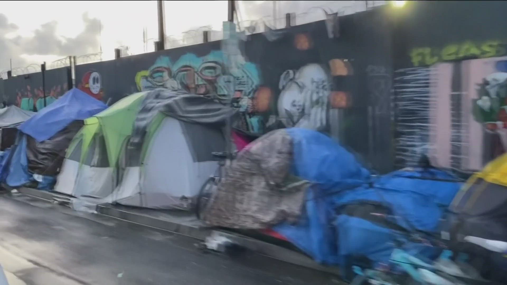 Downtown San Diego Homeless Encampments Removed Around Petco Park ...