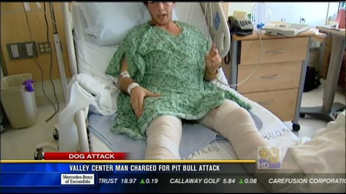 Man charged after pit bull attack leaves 2 injured(02)