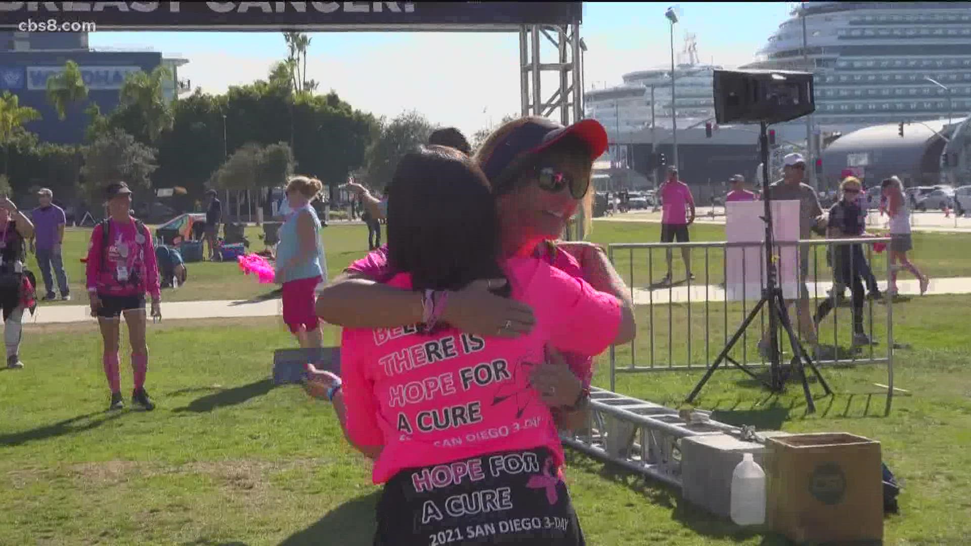Susan G. Komen 3-Day walk | Day 3 in San Diego | cbs8.com