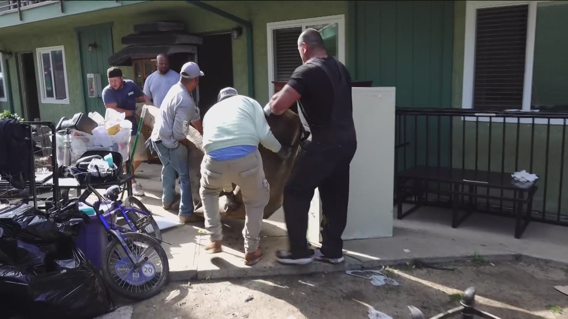 The organization has rallied dozens of volunteers and donations to help dozens of people living in a flooded apartment complex and the surrounding area.