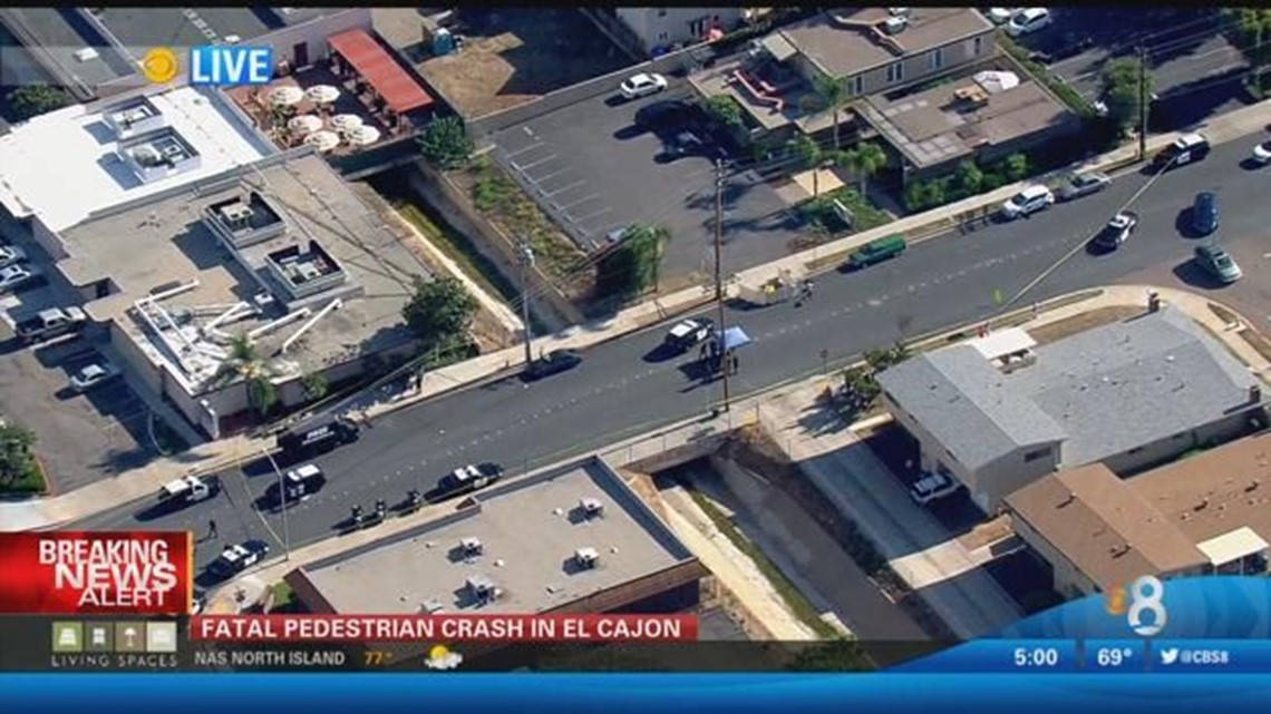Fatal pedestrian crash in El Cajon