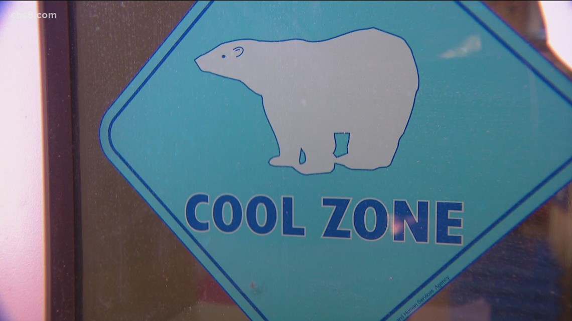 Check for cool zones opening in your area throughout San Diego