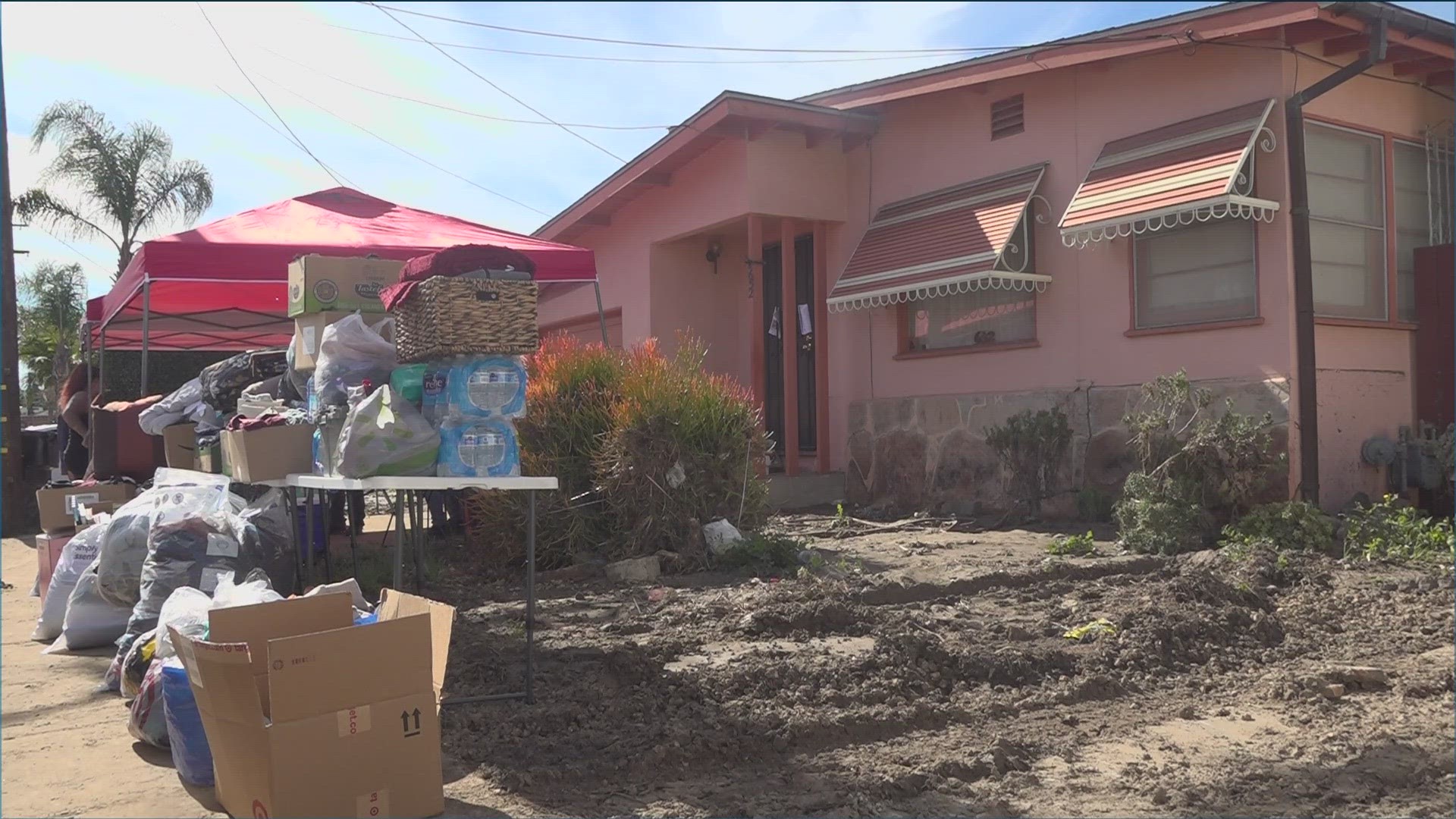 One home that has 42nd Street residents concerned hasn't been opened since the flood swept through. Neighbors said the owner of the home died last year.