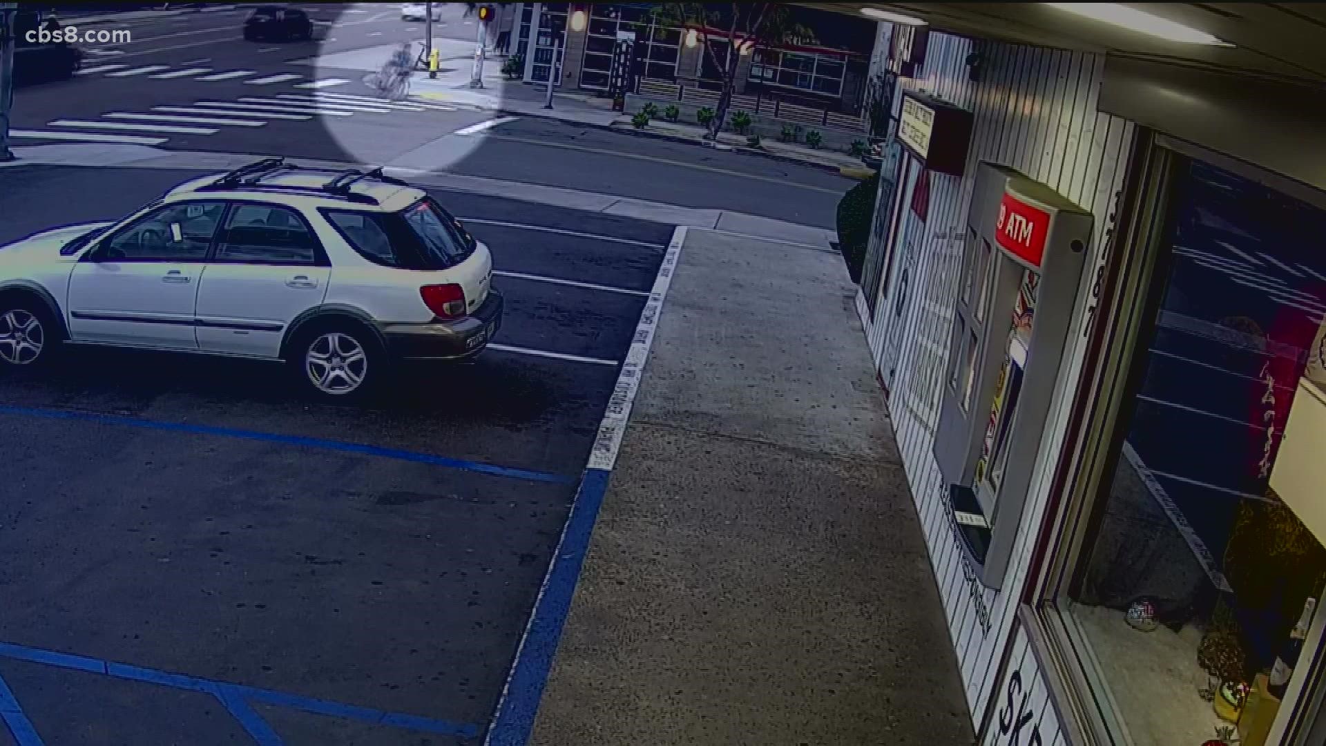 SDPD said driver in Pacific Beach may face felony assault with a deadly weapon charges.