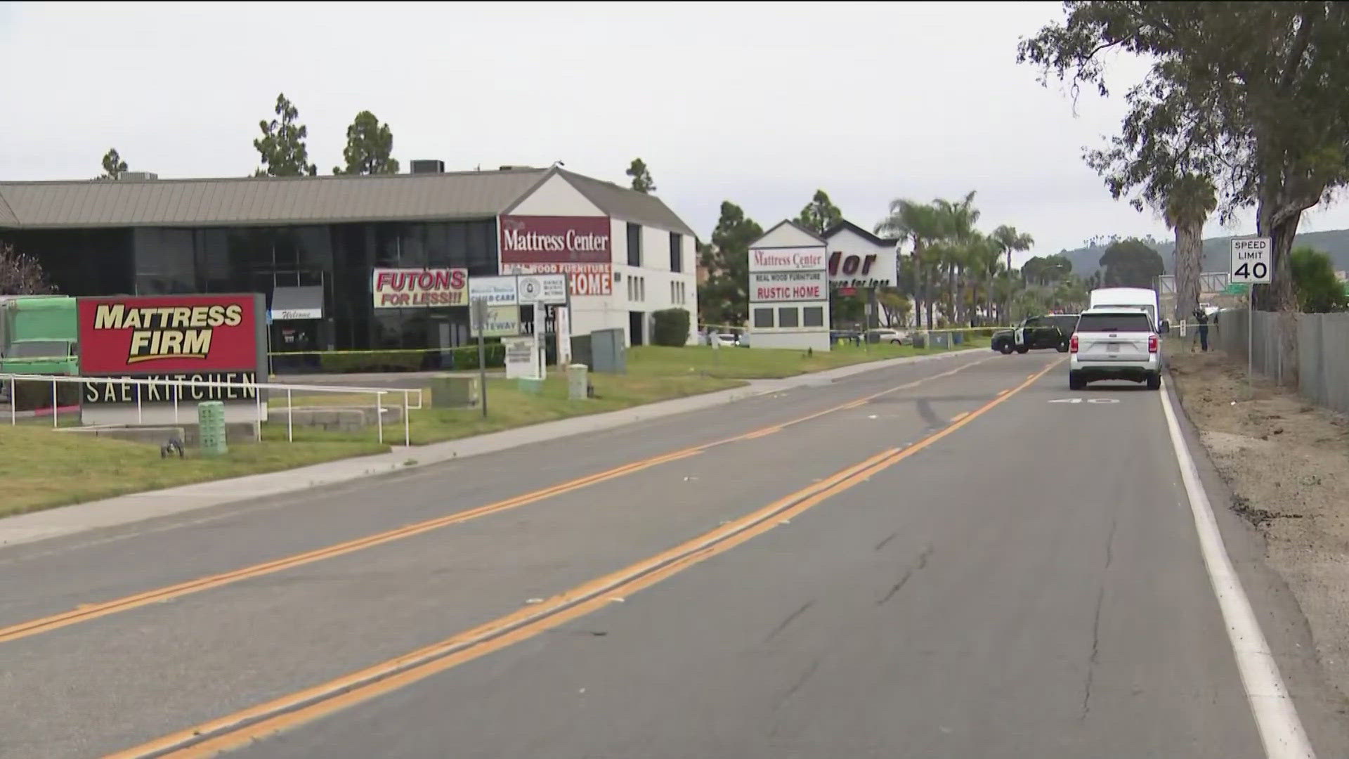 The fatal shooting occurred in a parking lot in the 900 block of Los Vallecitos Boulevard