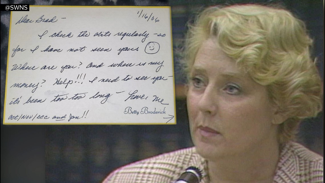 Betty Broderick's prison love letters found in San Diego 