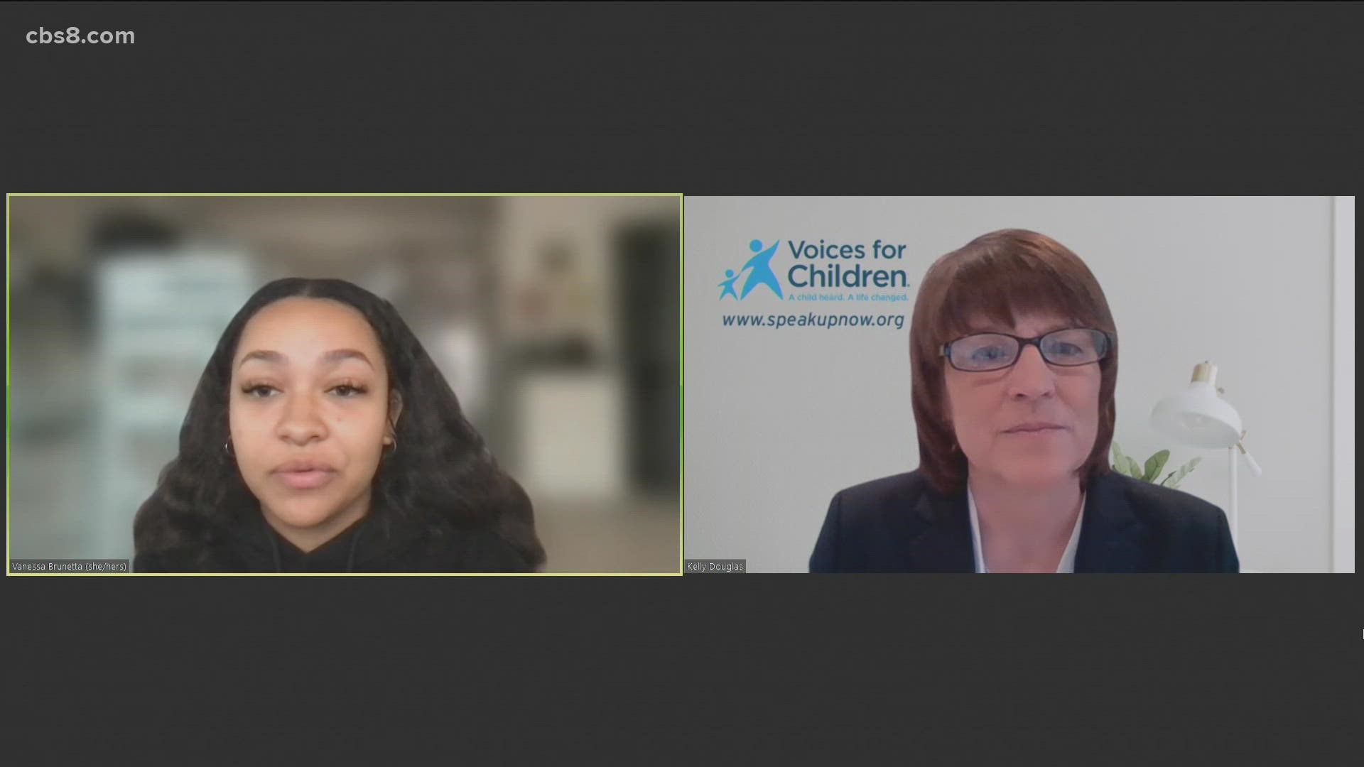 Former foster child Vanessa Brunetta and Voices for Children CEO, Kelly Kapen Douglas joined Morning Extra to talk about the event and how they need help.