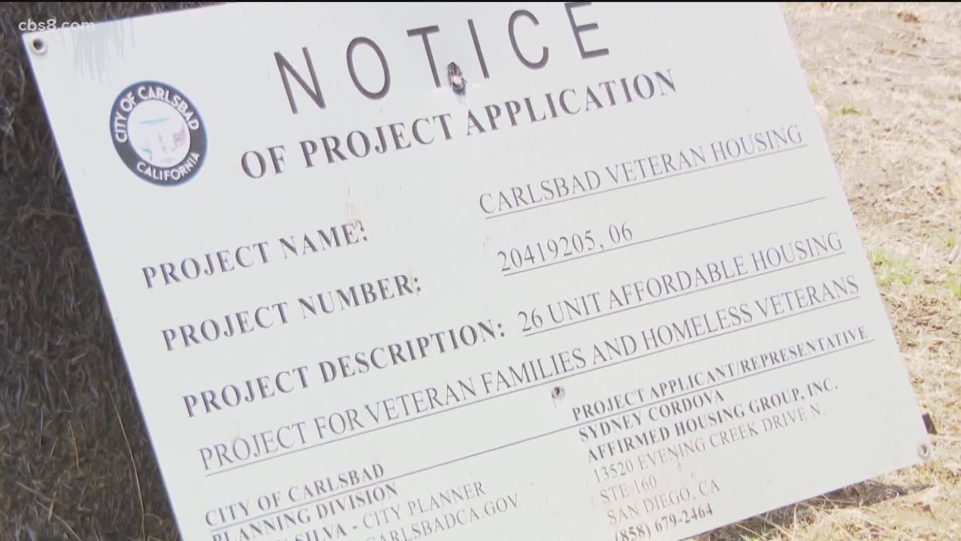 Some Carlsbad residents are against a new homeless shelter to be built near schools in a residential area saying they're concerned for child safety.