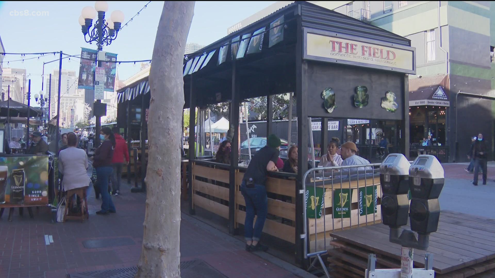St. Patrick's Day won't be filled with normal celebrations but the Gaslamp is preparing for crowds for the Irish holiday.