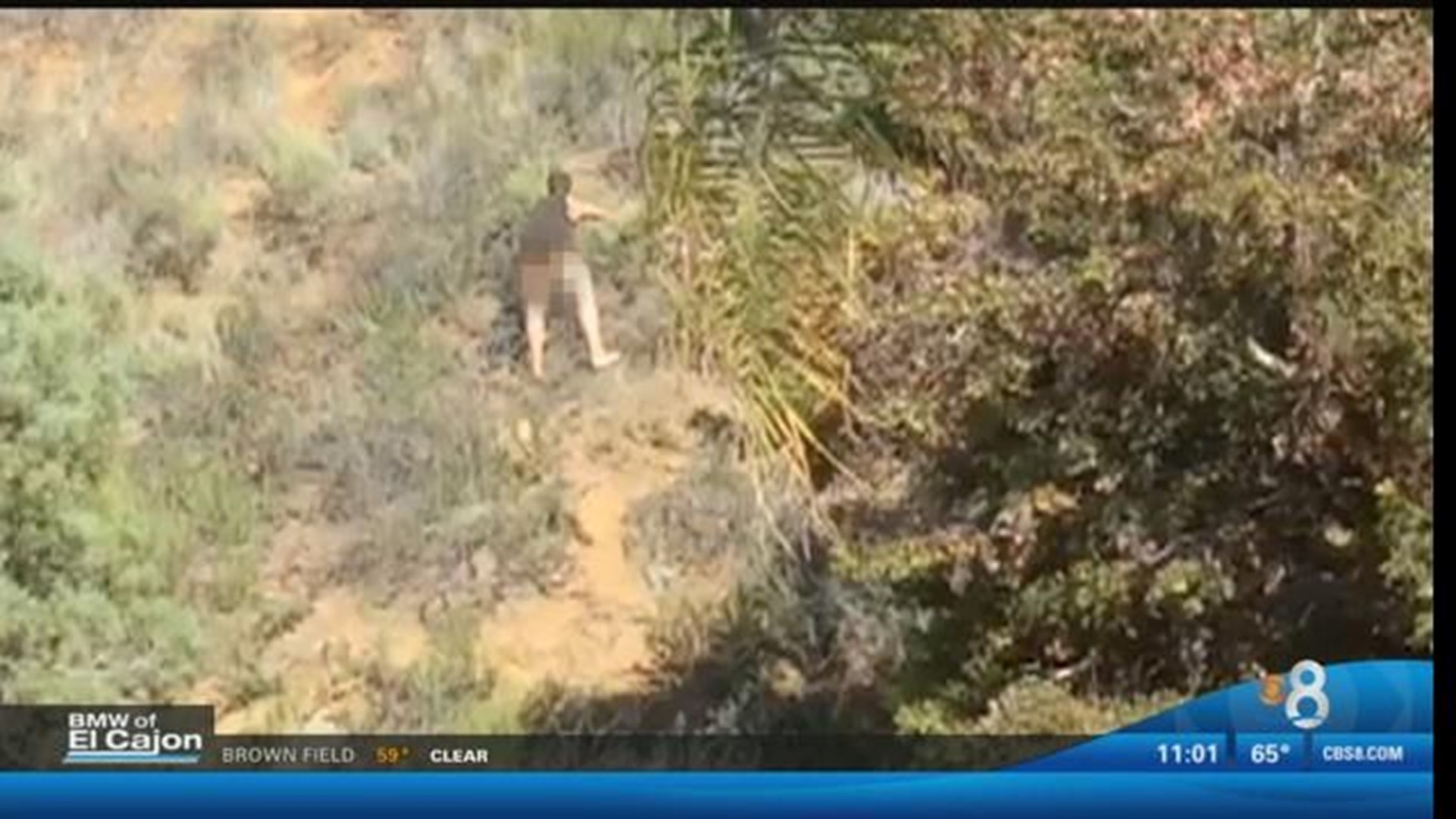 Suspected car thief loses pants during wild chase in Del Cerro | cbs8.com