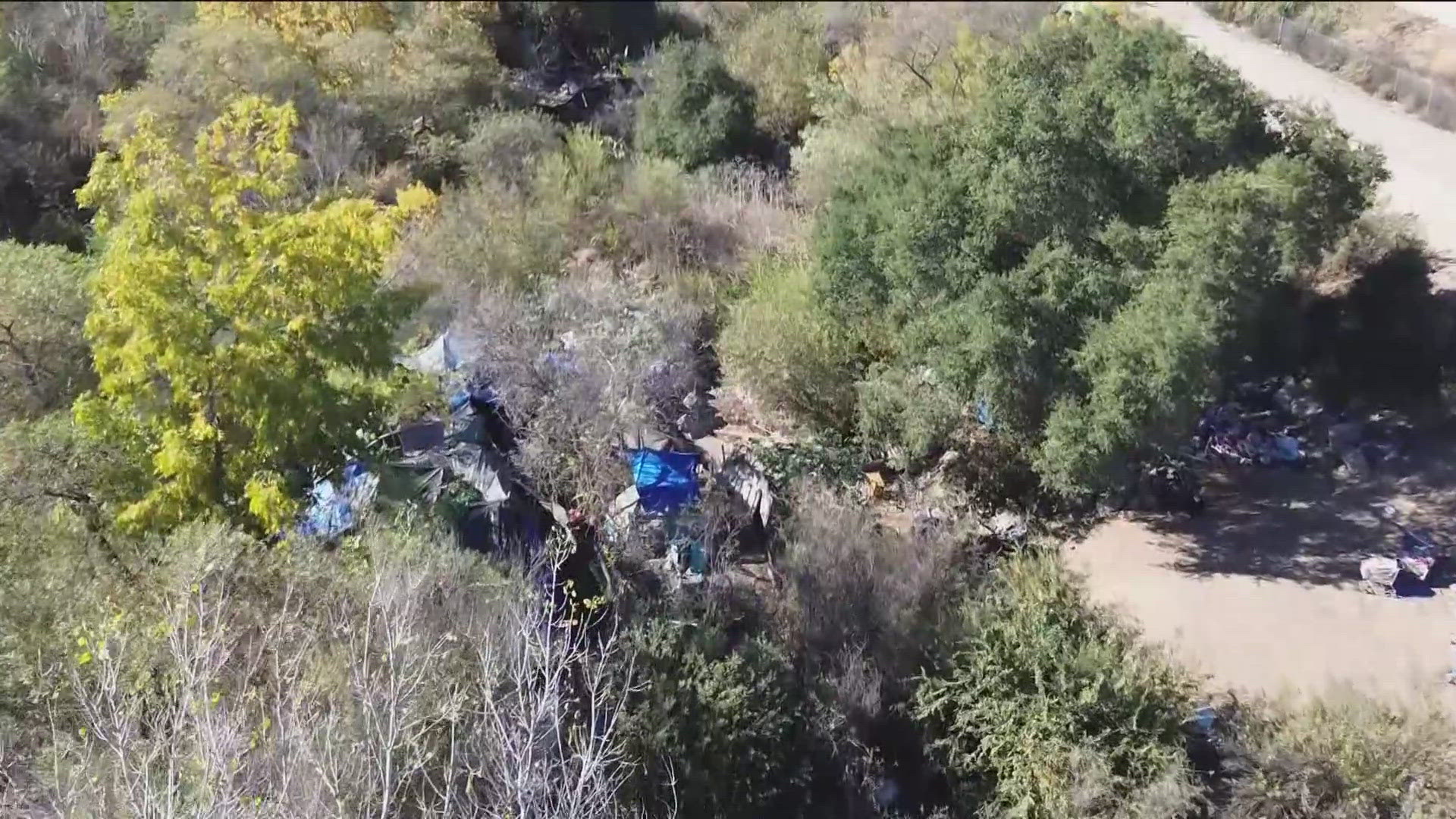 The area of Escondido Creek near Citracado Parkway is known as "the jungle." Neighbors say homeless people are breaking into cars and stealing things. 