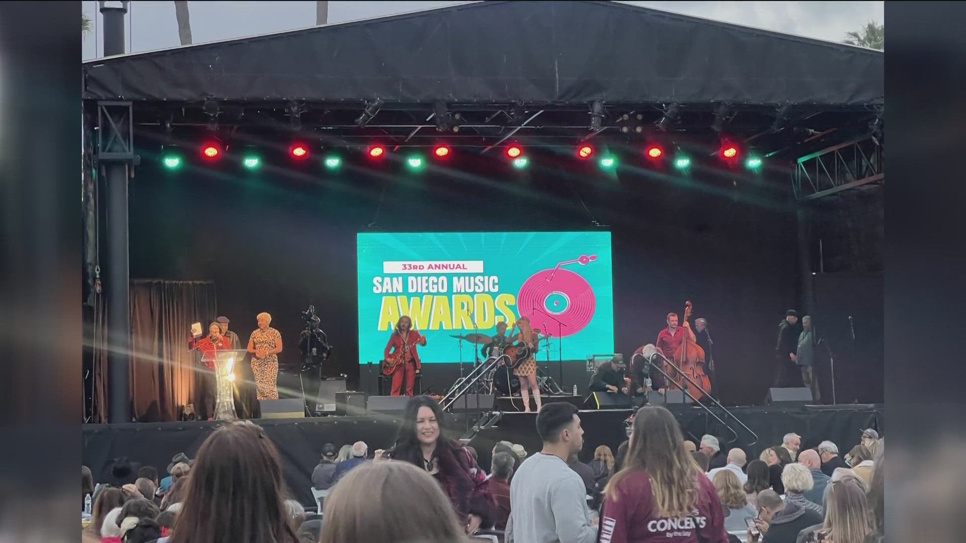 Organizers said nearly $54,000 was raised for the San Diego Music Foundation's Guitars for School program.