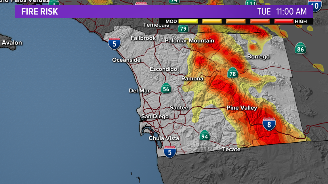 Santa Ana winds still sweeping through San Diego | cbs8.com