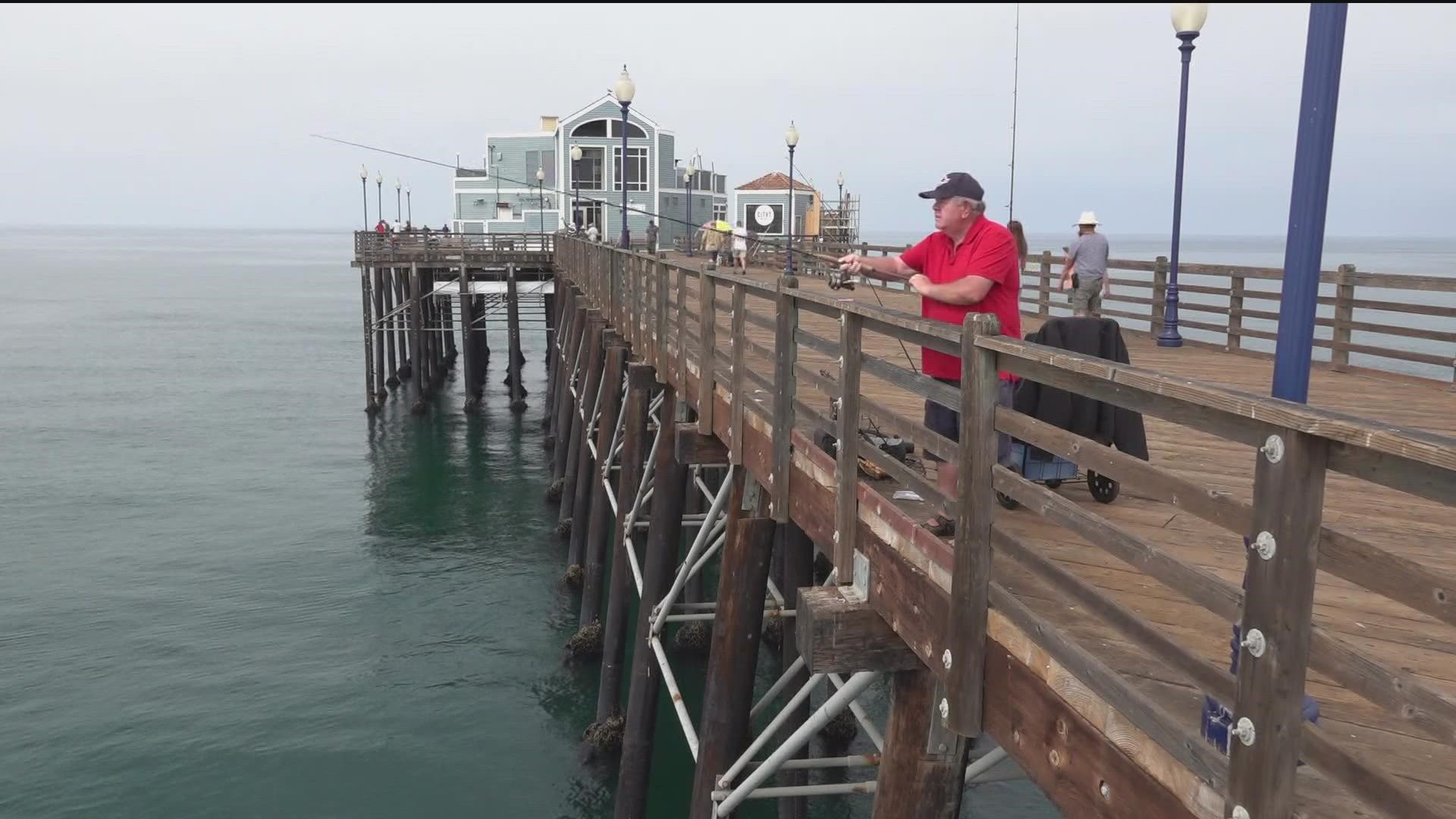 75-year-old Ken Jones has fished all 130 saltwater piers in California.