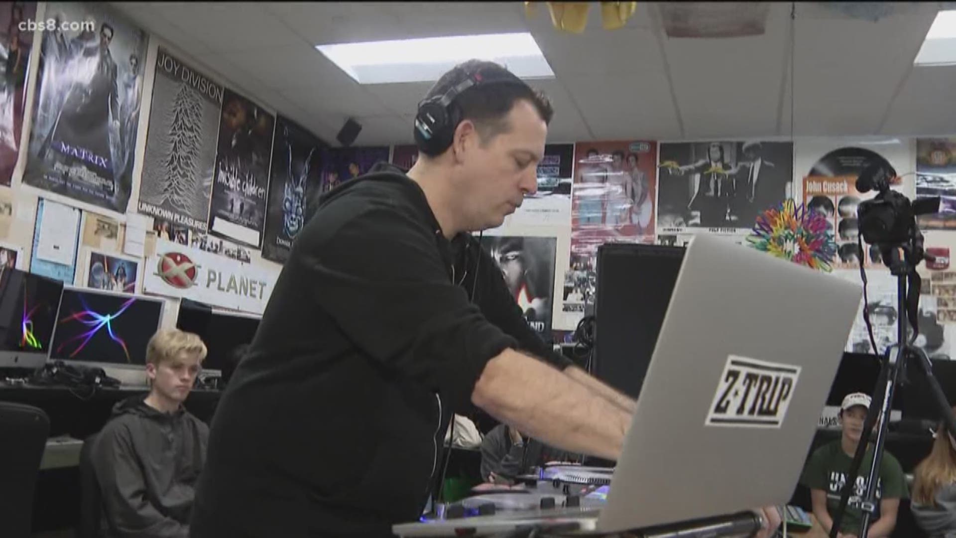 One of the most famous DJs in the world took his love for the turntables to the Titans at Poway High.