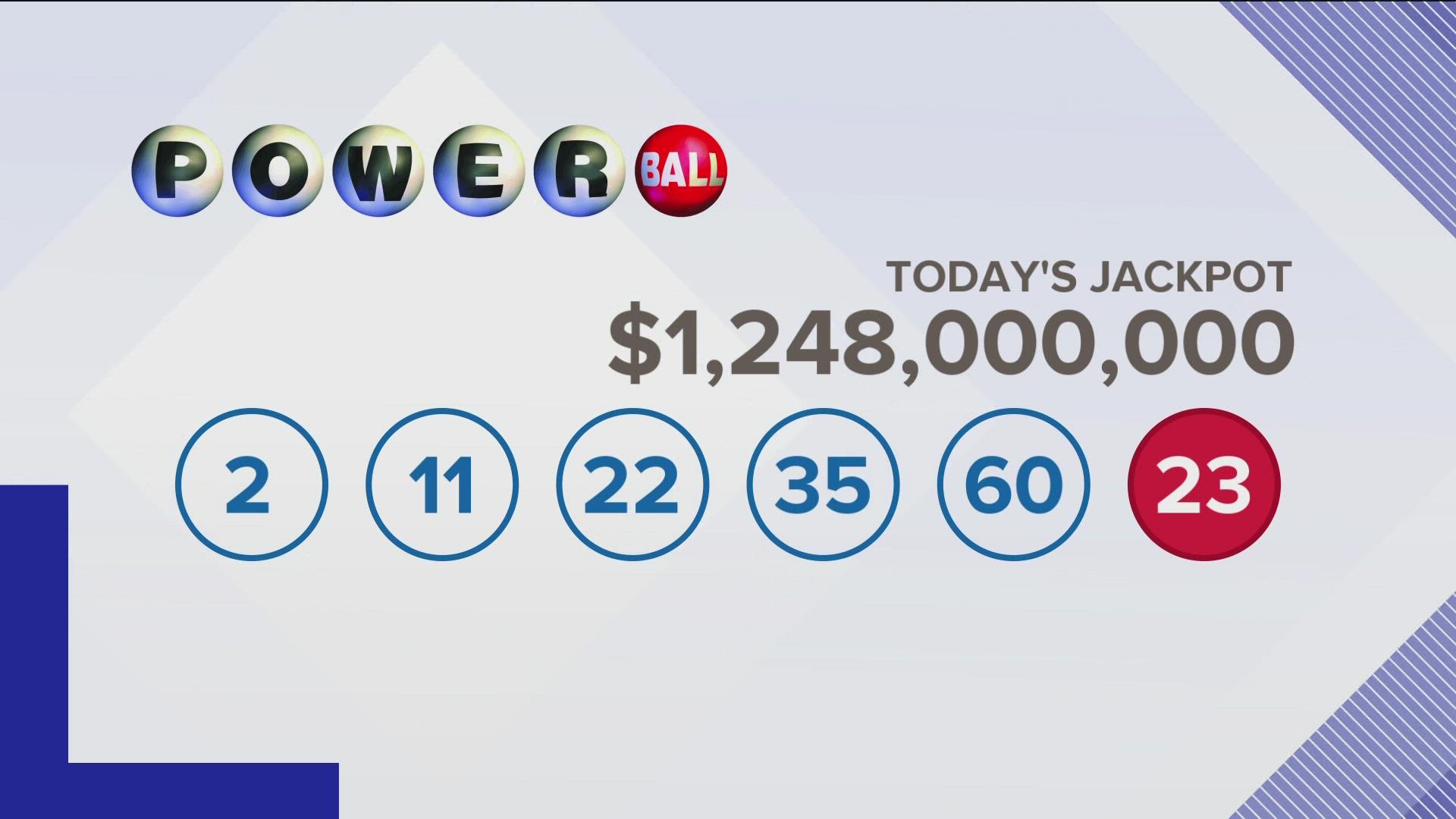 With no winner on Wednesday, the estimated jackpot for Saturday is now $1.5 billion, just shy of the largest jackpot ever.