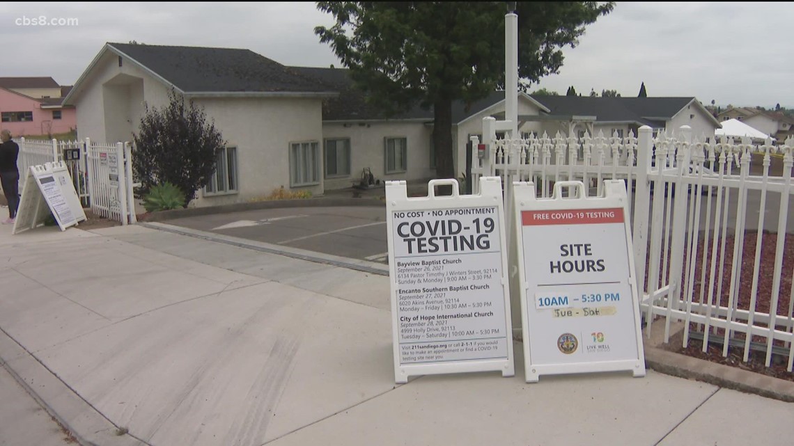 Southeast San Diego churches help with COVID testing | cbs8.com