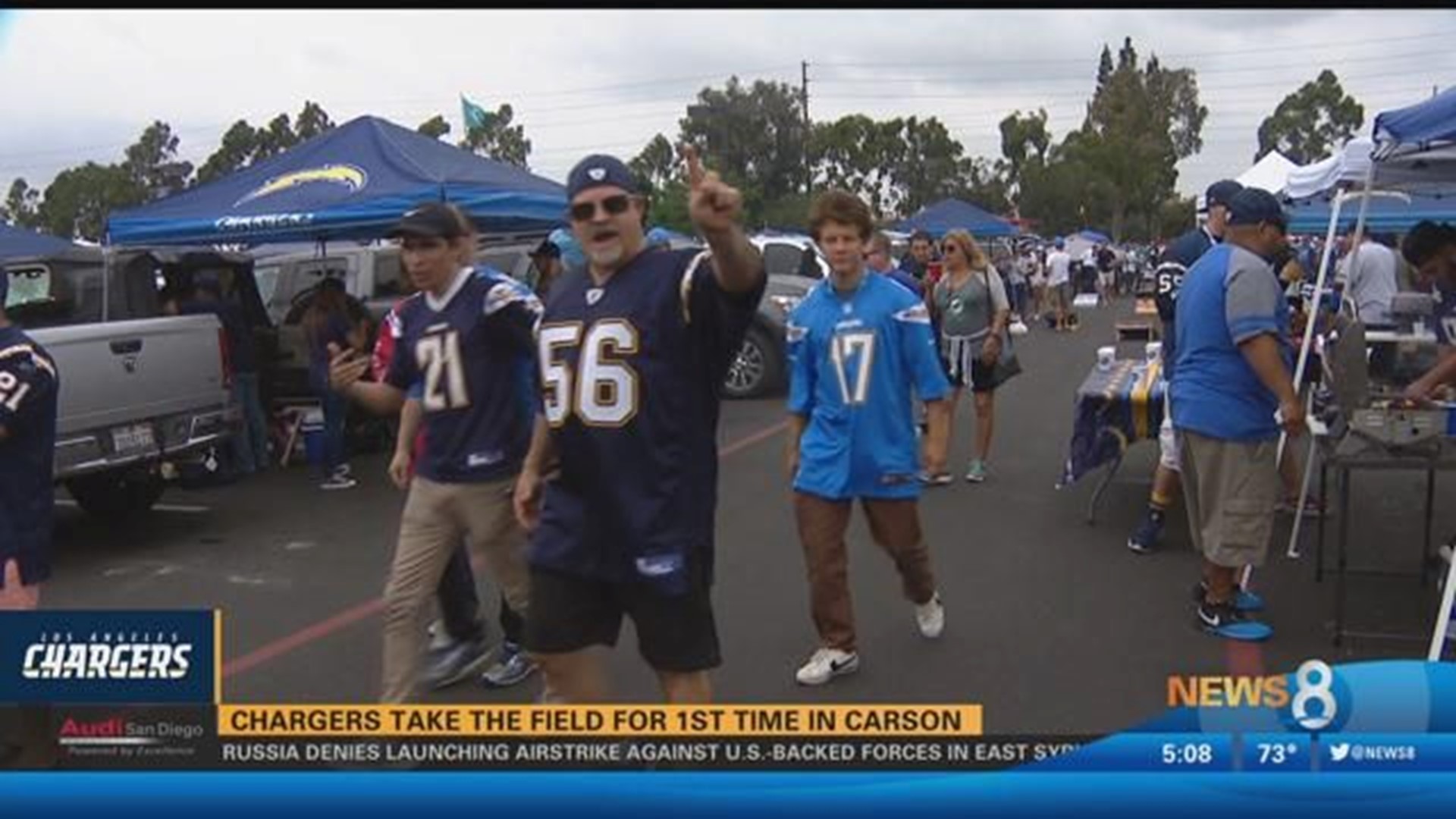 Dolphins hold on to spoil Chargers' L.A. debut