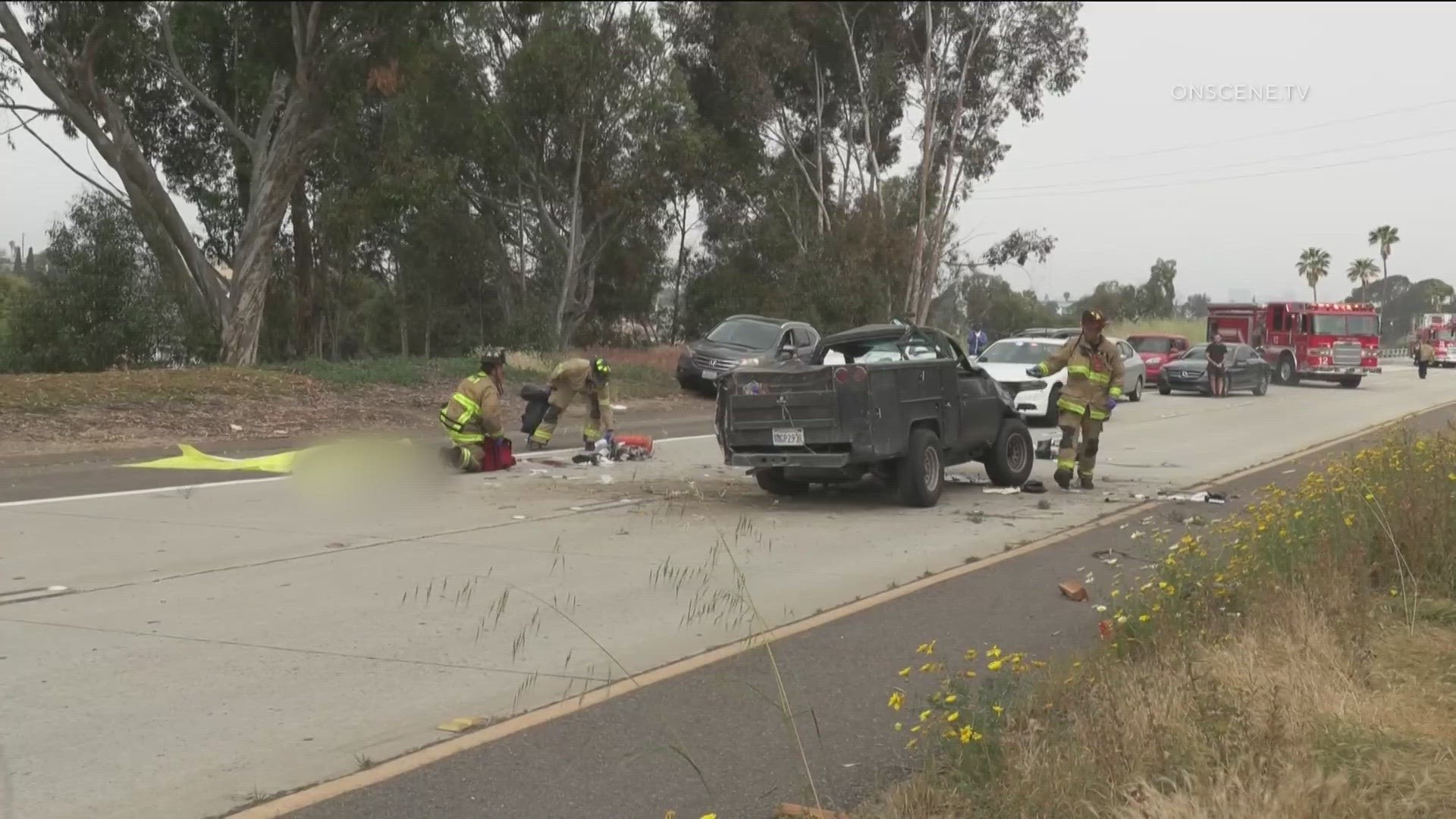 1 person killed in rollover crash on Interstate 805 in National City ...