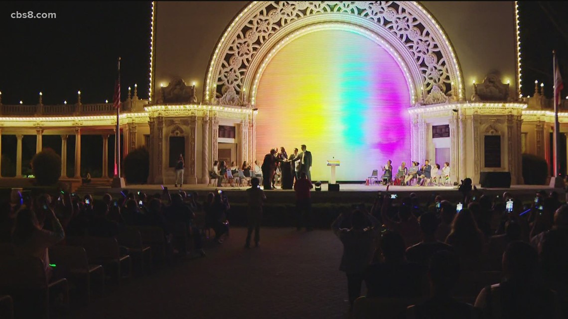 San Diego kicks off Pride Week with 1st lighting ceremony in Balboa