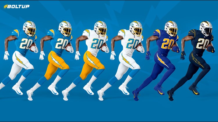 Chargers lightning yellow concept uniform ⚡️⚡️⚡️ #lachargers #boltup