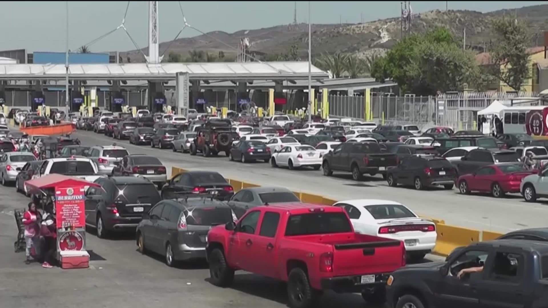 The higher wait time at the border, the higher our monitor would read at that time,” said Amador. The San Ysidro monitor's highest readings are of black carbons.