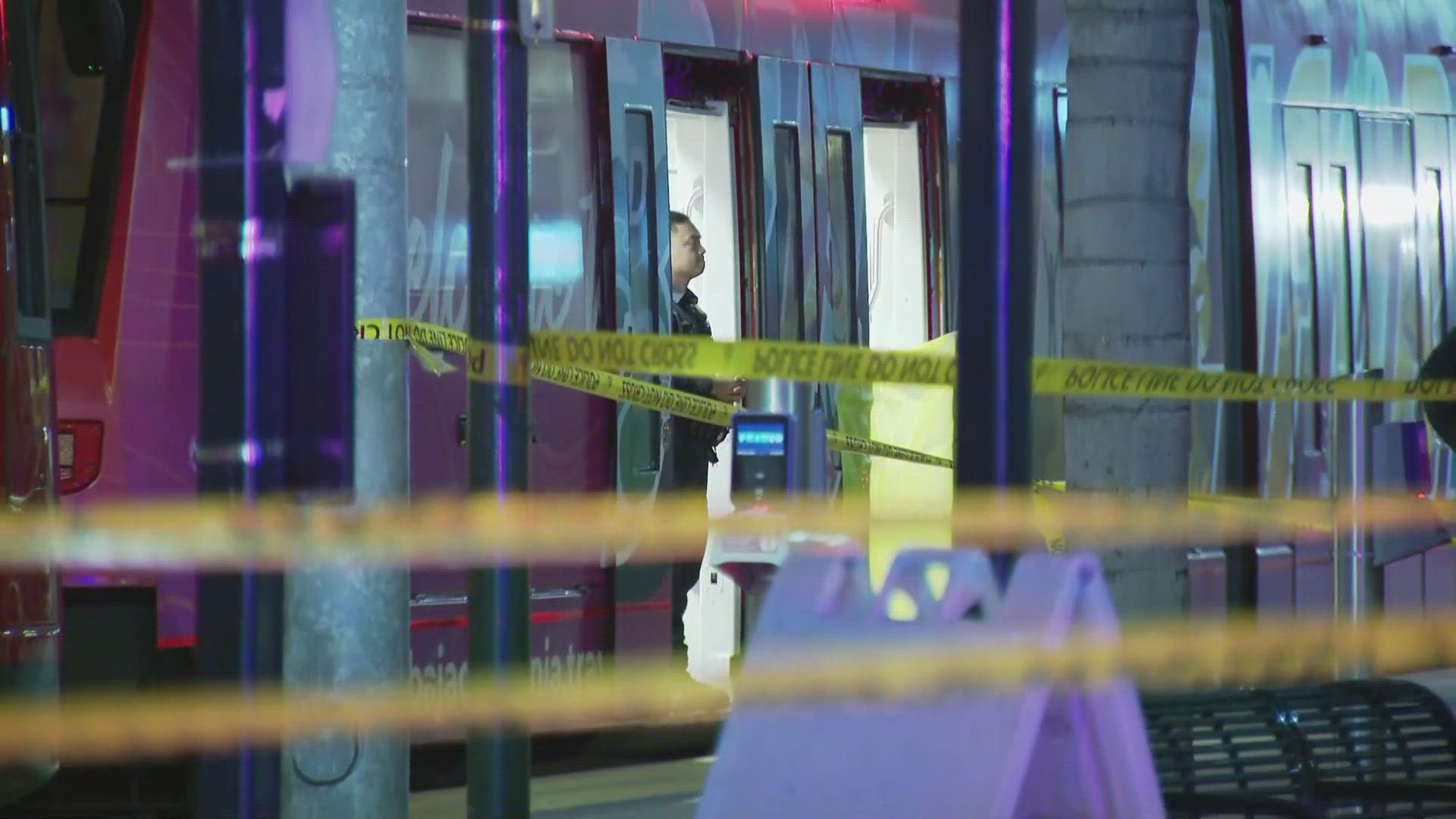 A man who was allegedly armed with a gun was shot and killed by Metropolitan Transit Security, according to authorities.