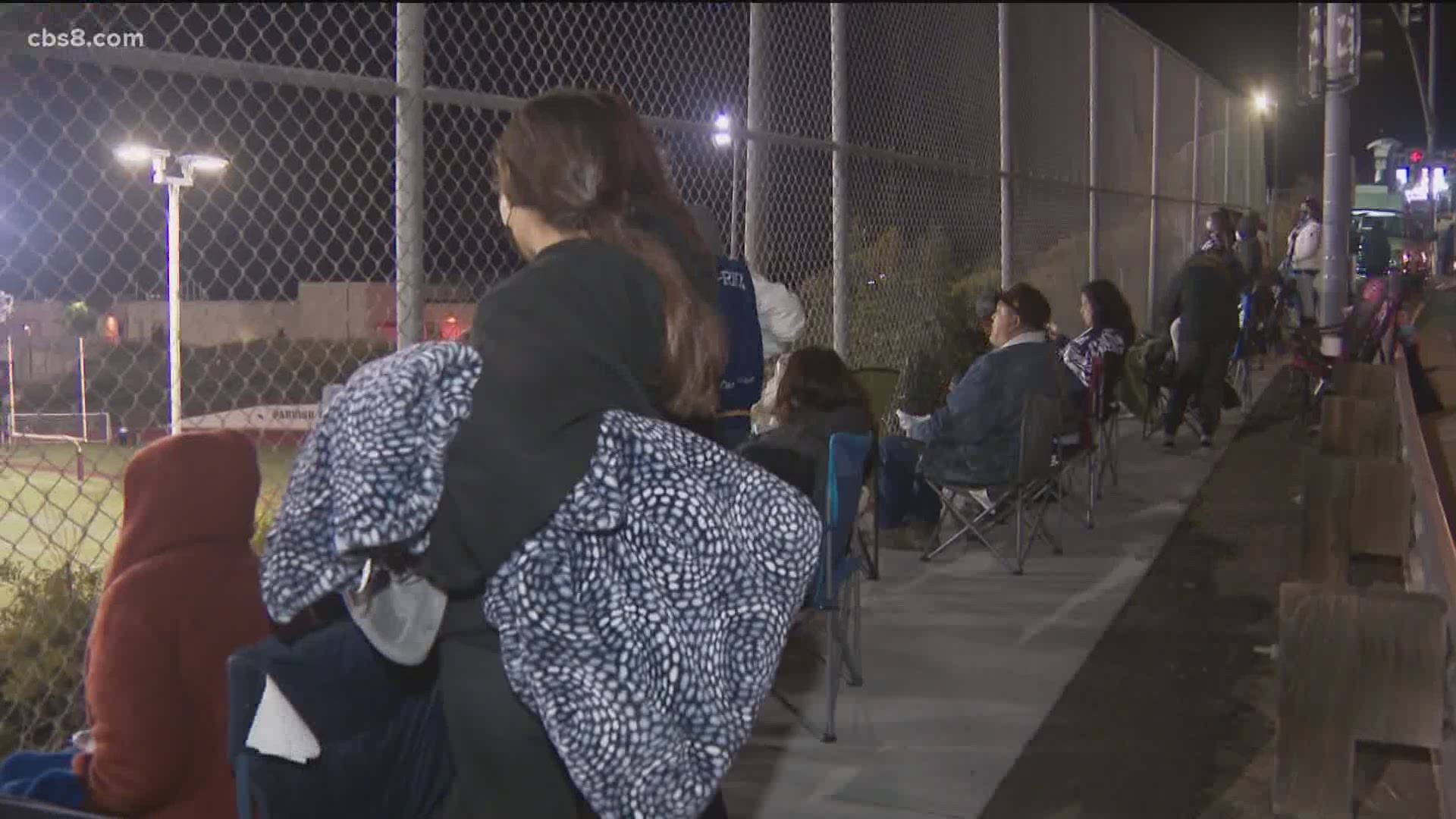 San Diego Unified parents are grateful for football to be back, but are frustrated they are not allowed to cheer from inside the stadium.